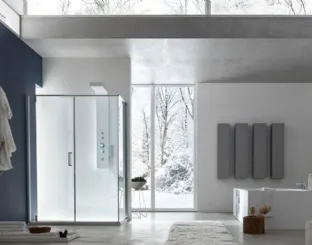 S6 Pivot shower enclosure with Arcom crossbar.
