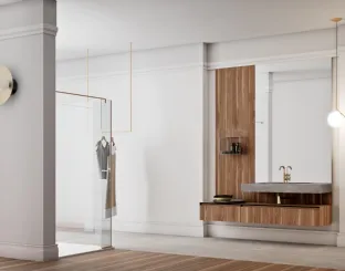 Suspended Bathroom Vanity Dafne 06 by Arcom