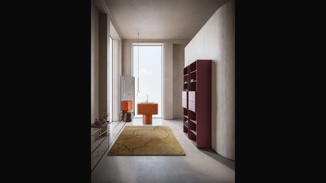 Freestanding Evolution Sandstone 02 washbasin by Cerasa.
