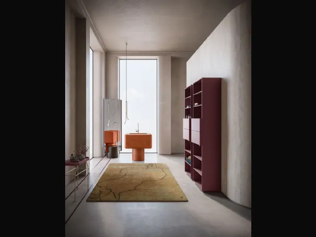 Freestanding Evolution Sandstone 02 washbasin by Cerasa.