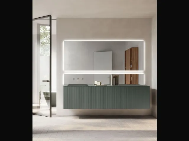 Bathroom furniture collection Honey 02 by Cerasa