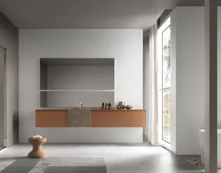 Suspended Bathroom Cabinet Shape 14 by Arcom