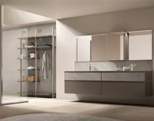 Suspended bathroom cabinet Shape 19 by Arcom