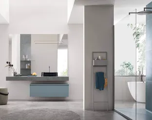 Suspended bathroom furniture Shape 22 by Arcom