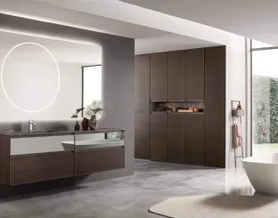 Suspended bathroom furniture Shape 33 by Arcom