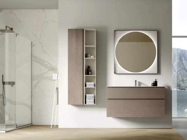 Wall-mounted Bathroom Vanity Soul 25 by Arcom