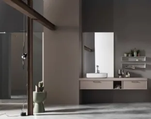 Suspended Ash Bathroom Vanity 02 by Arcom.