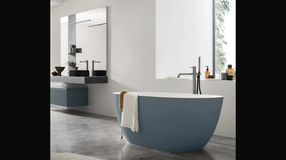 Freestanding Divina bathtub by Arcom