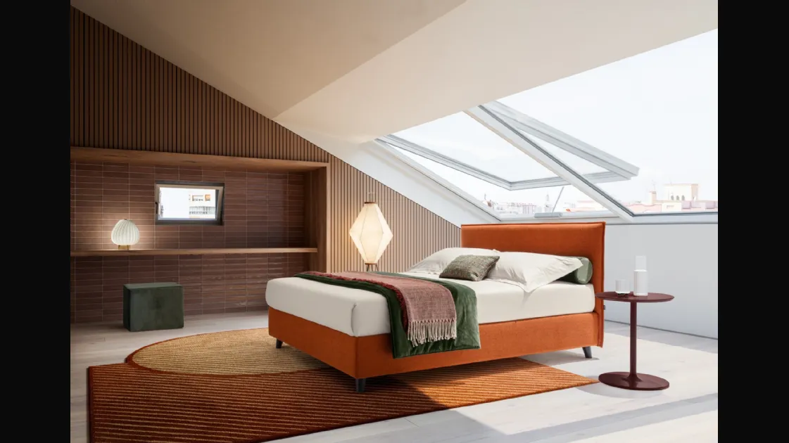 Bed with storage box Agata by Twils