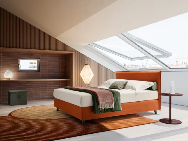 Bed with storage box Agata by Twils