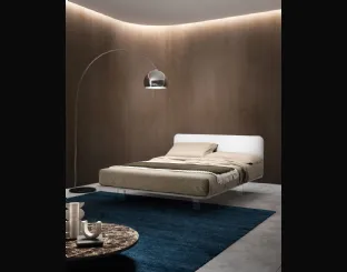 Fabric-upholstered Brilliant bed by Bside.