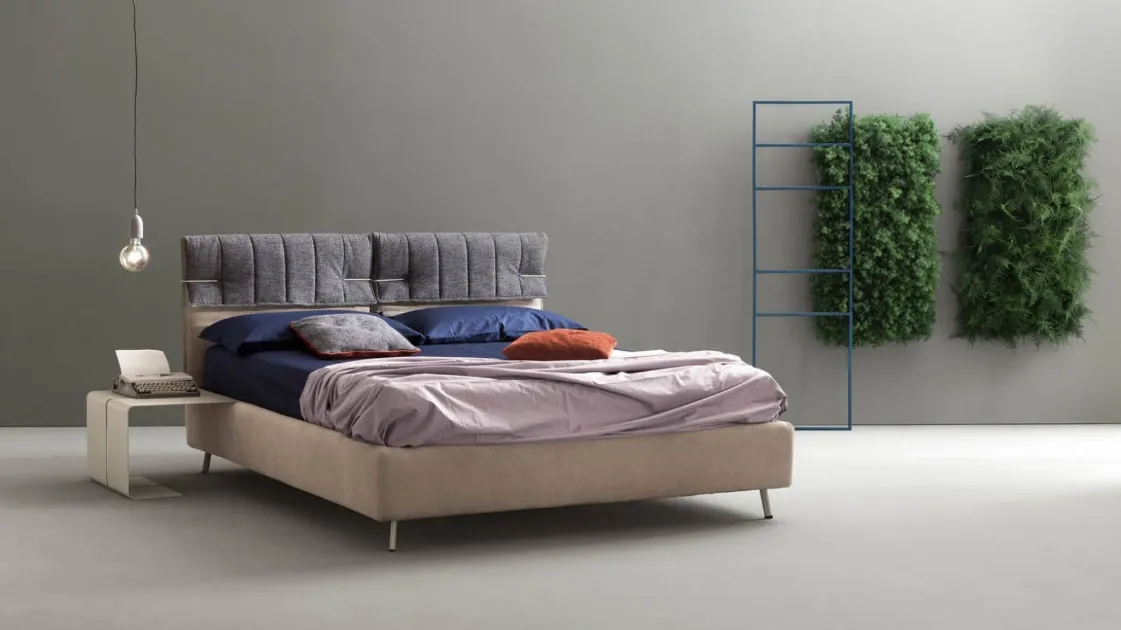 Bed with reversible headboard Clip by Bside