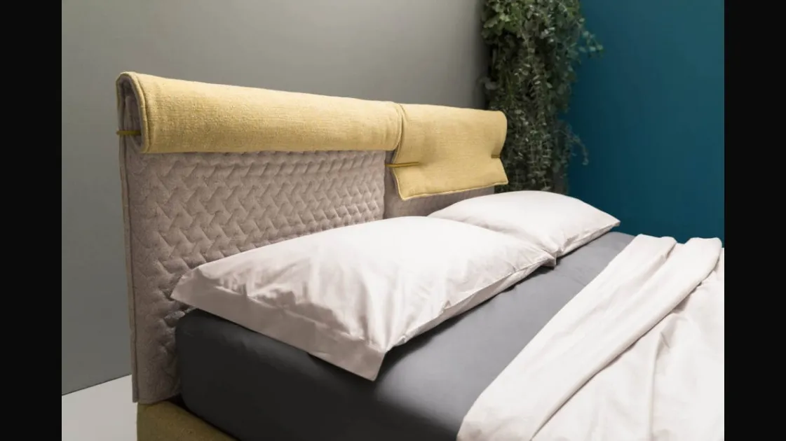 Padded bed with reversible headboard Clip by Bside