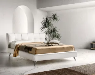 Contemporary quilted double bed by Bside.