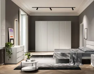 Bed with Contra Night 02 headboard by Orme