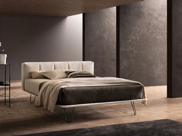 Bed with Crook headboard by Bside