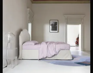 Blue Daisy headboard bed by Noctis.