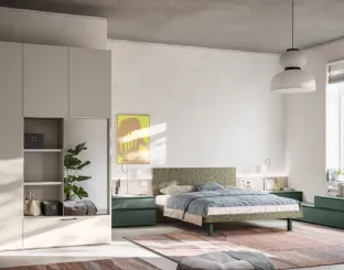 Bed with padded headboard Gap Night 16 by Orme