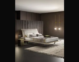 Bed with Honey headboard by Bside