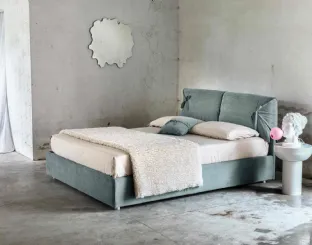 Jackie upholstered bed by Veneran.