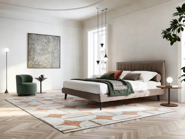 Karen upholstered bed by Twils