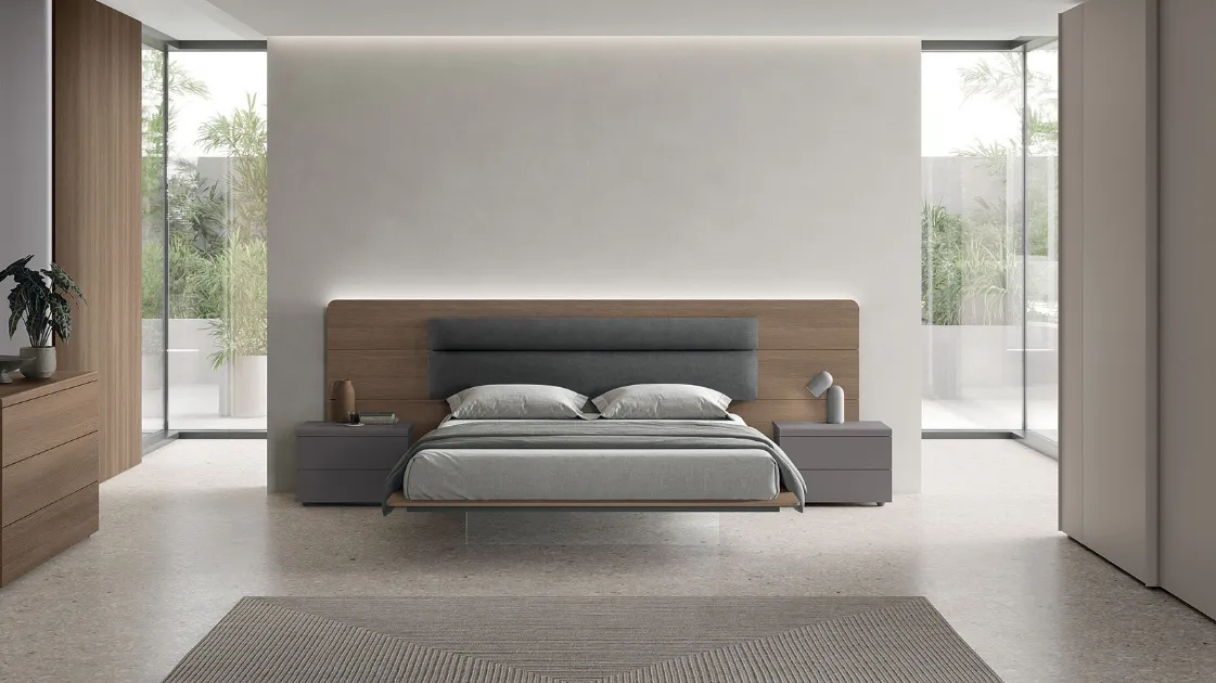 Leonardo bed with Tomasella headboard