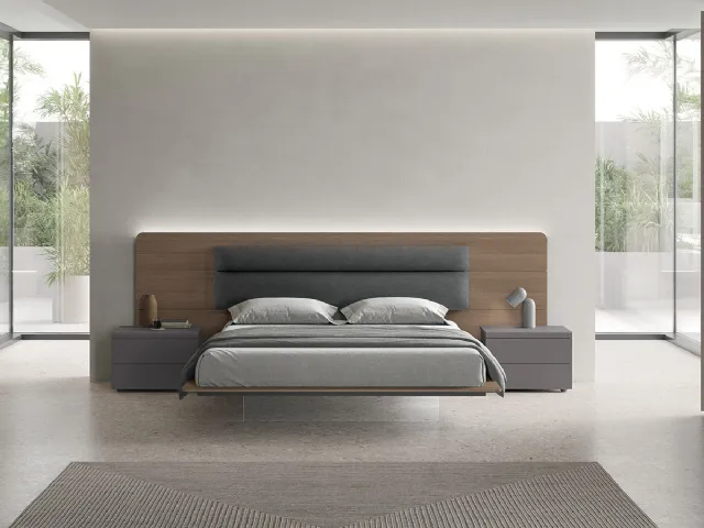 Leonardo bed with Tomasella headboard