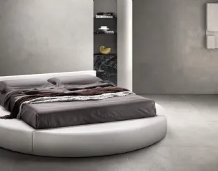 Natural round bed by Bside