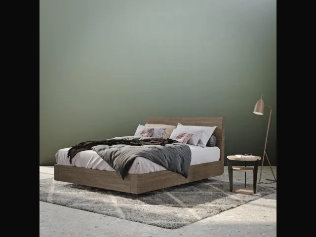 Nautilo bed with storage by Morassutti