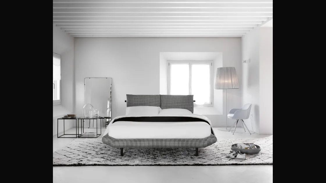 Noctis Noah upholstered fabric bed.