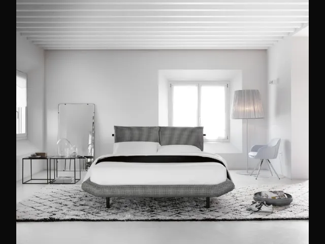 Noctis Noah upholstered fabric bed.