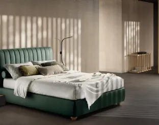 Bed with Novel Style headboard by Bside