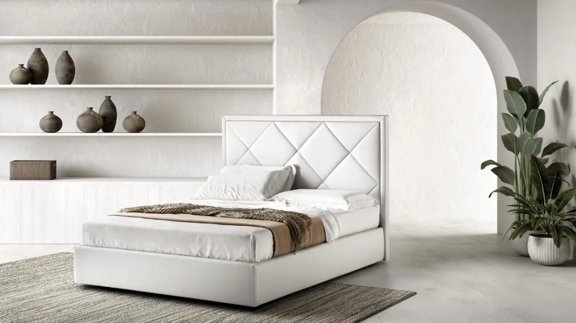 Bed with headboard Precious by Bside