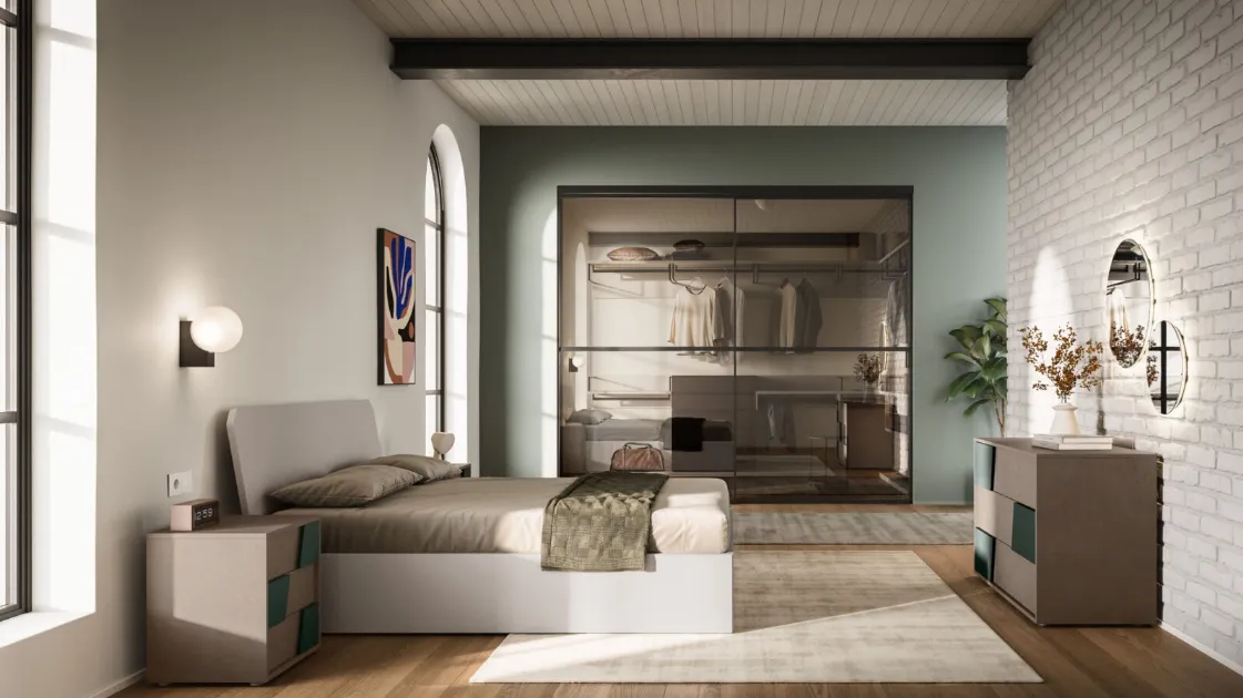 King size bed Shield Night 20 by Orme.