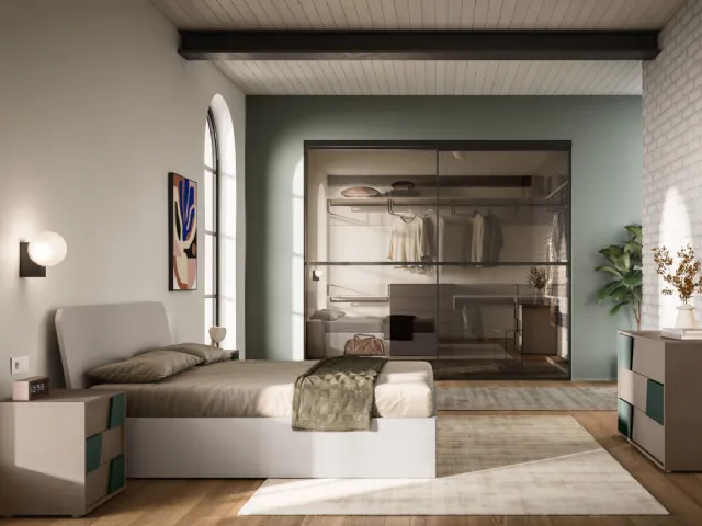 King size bed Shield Night 20 by Orme.