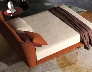 Fabric sofa bed by Biba Salotti