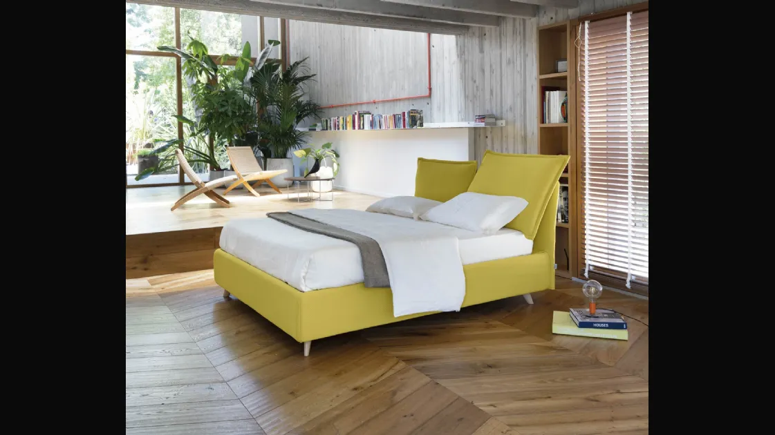 Modern upholstered fabric bed So Pop by Noctis.
