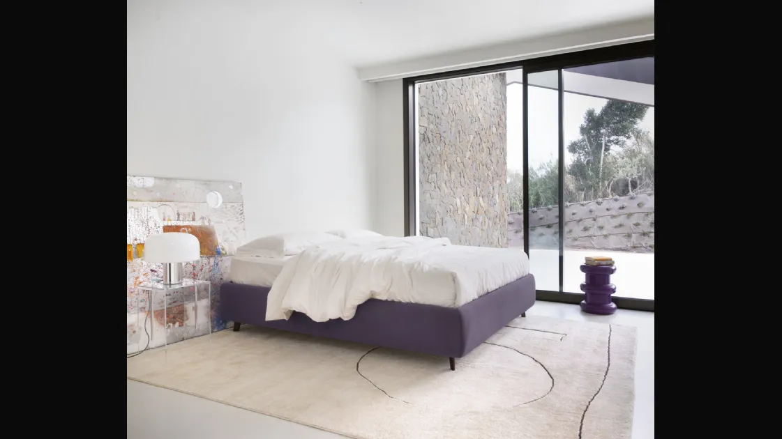 Fabric Sommier bed by Noctis
