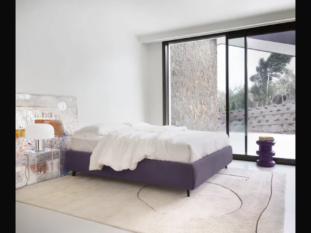 Fabric Sommier bed by Noctis