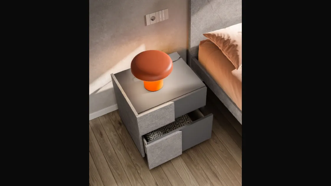 Double bedside table by Orme