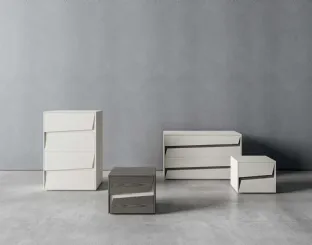 Diagonal Night Group in matte lacquer or Veneran wood