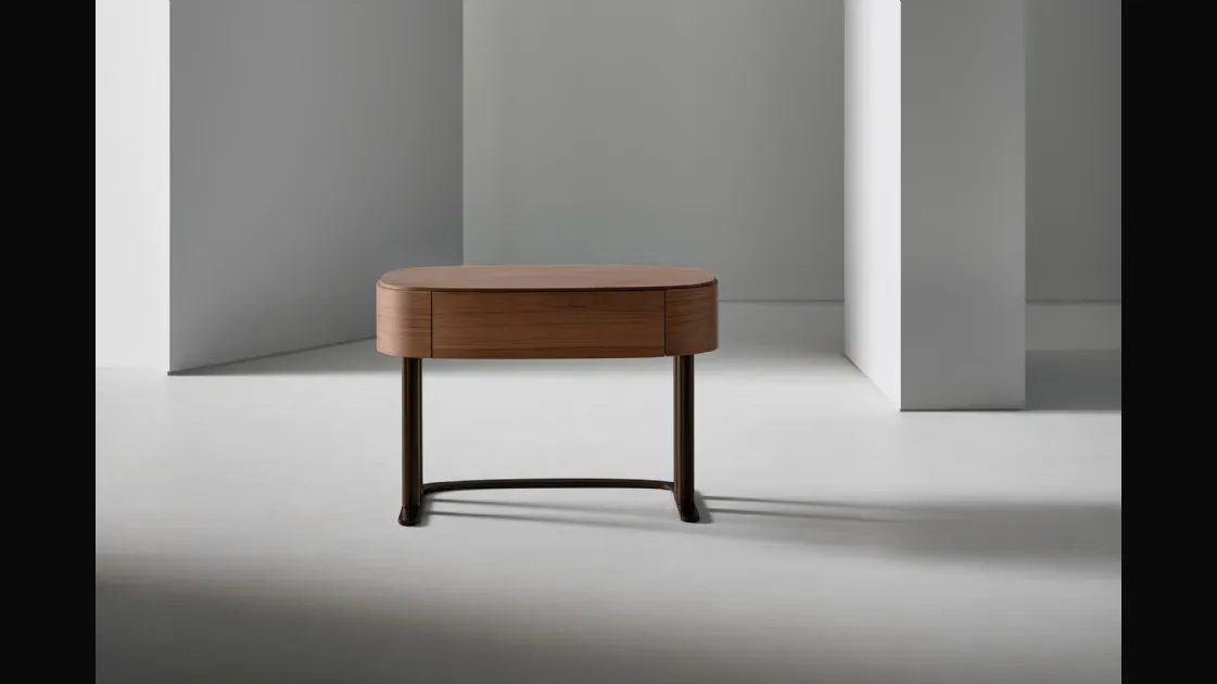 Isabey wooden bedside table by Bonaldo