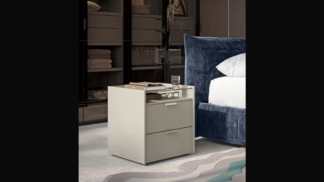 Kristal bedside table by Morassutti.