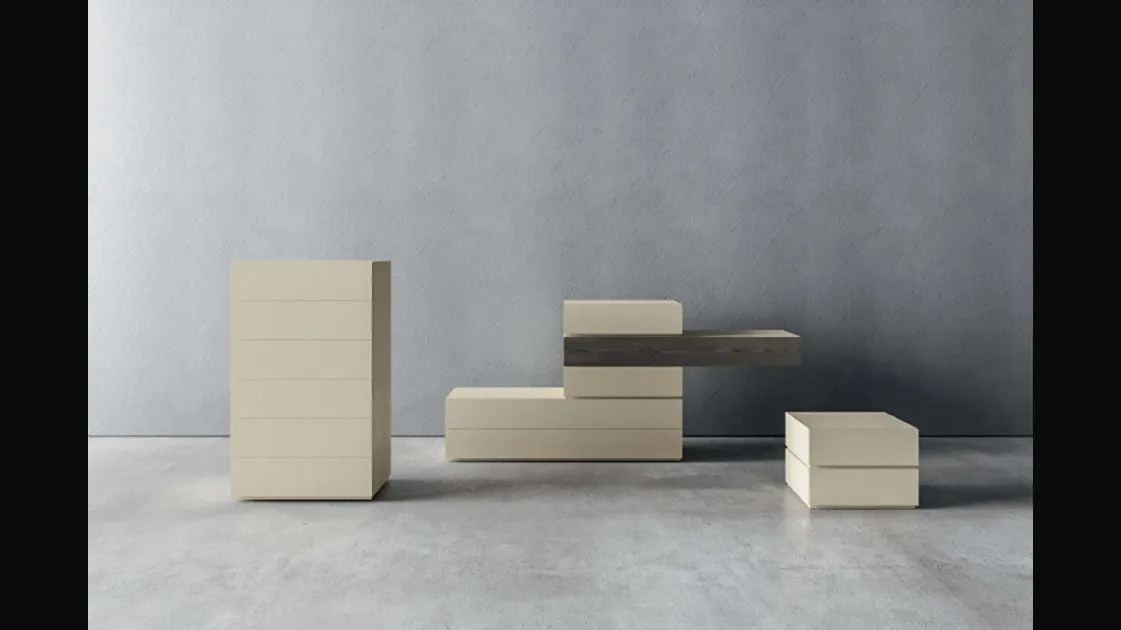 Night group module in matte lacquer by Veneran.