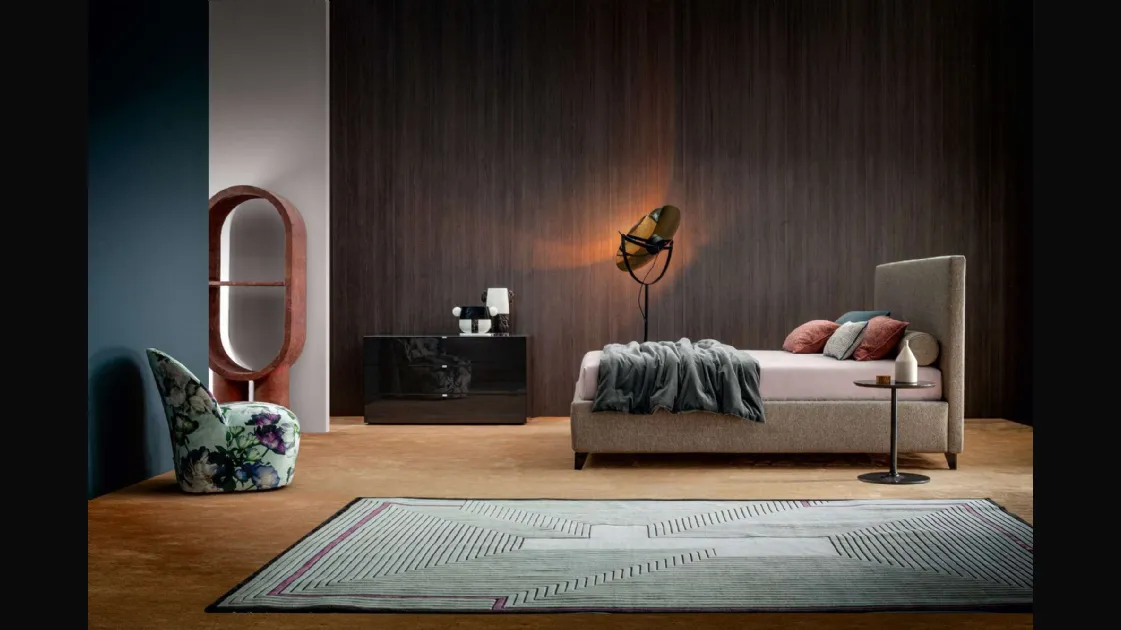 Twils' glossy black lacquered Tetris dresser.