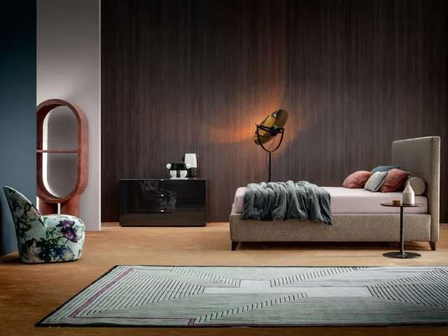 Twils' glossy black lacquered Tetris dresser.