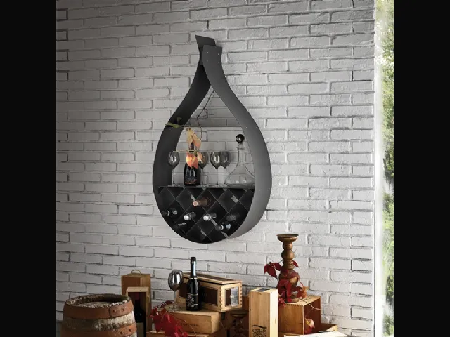 Drop wall-mounted bookcase by Cattelan Italia