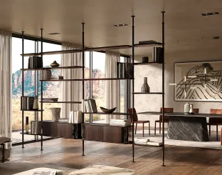 Harbour room divider bookcase by Cattelan Italia.