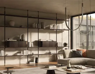 Modular library Harbour by Cattelan Italia.