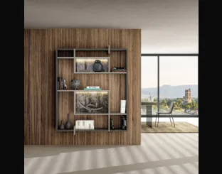 LagoLinea 2611 suspended bookshelf by Lago